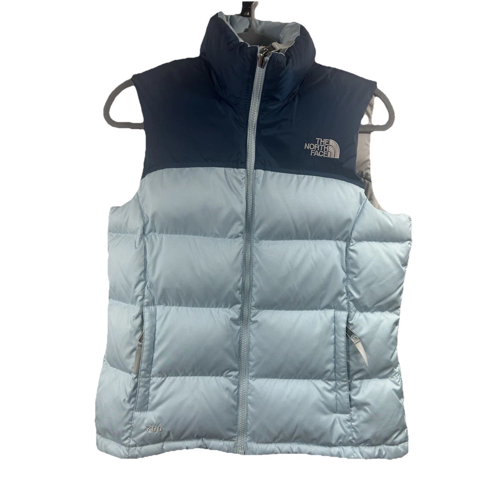 The North Face 1996 Retro Nuptse Women's Vest Size Sp 700 Goose Down Colorblock